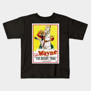 The Desert Trail Restored Vintage Poster - 1935 Kids T-Shirt